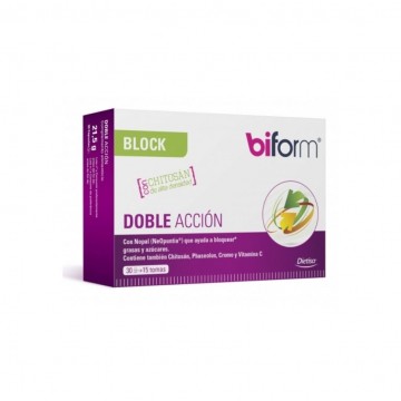 Block Doble Accion Bloqueador Grasas 30caps Biform