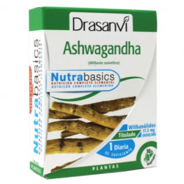 Ashwagandha Nutrabasics 30caps Drasanvi