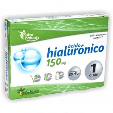 Acido Hialuronico Vegan SinGluten 150Mg 30caps Pinisan