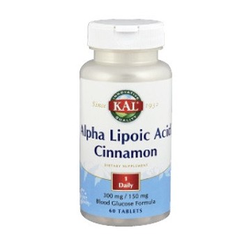 Acido Alfa Lipoico 350Mg y Canela 150Mg Vegan 60caps Kal