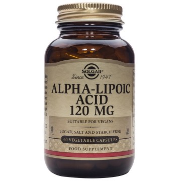 Acido Alfa Lipoico 120Mg Vegan 60caps Solgar