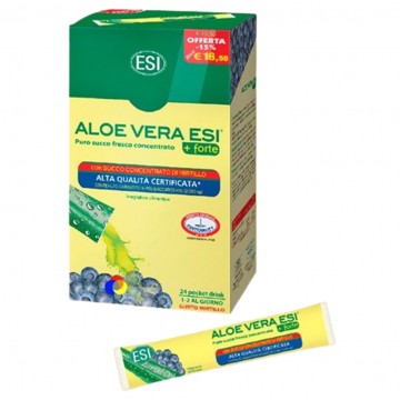 Zumo Aloe Vera + Forte Pocket Drink SinGluten Vegan 24 Sobres Trepat-Diet-Esi