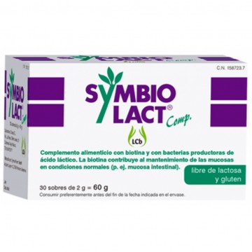 SymbioLact Comp SinGluten 30 sobres LCB Cobas