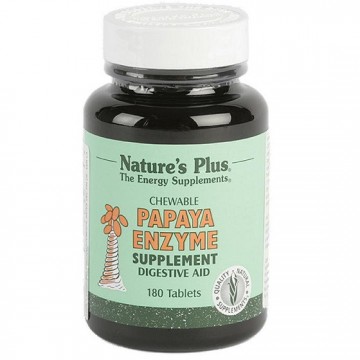 Papaya Enzime Masticables 180comp Nature'S Plus