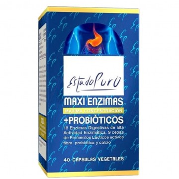 Maxi Enzimas + Probioticos Estado Puro 40caps Tong-Il