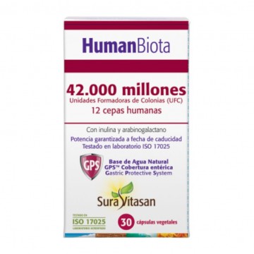 Human Biota Probioticos 42.000 millones Bio 30caps Sura Vitasan