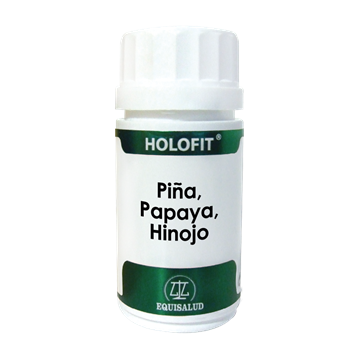 Holofit Piña, Papaya, Hinojo 50caps Equisalud