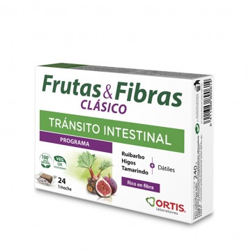 Fruta y Fibra Masticables 24cubitos Ortis