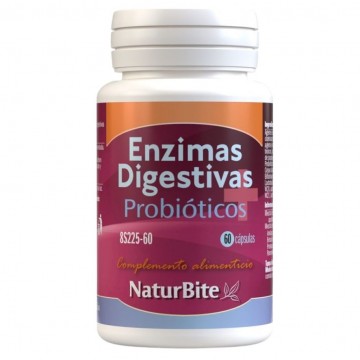 Enzimas Digestivas Probioticos 60caps Naturbite