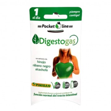 Digestogas Pocketline SinGluten Vegan 10caps Pinisan