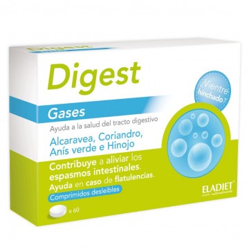 Digest Gases SinGluten 60comp Eladiet