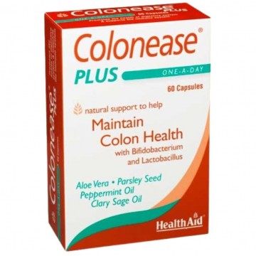 Colonease Plus Probioticos SinGluten 60caps Health Aid