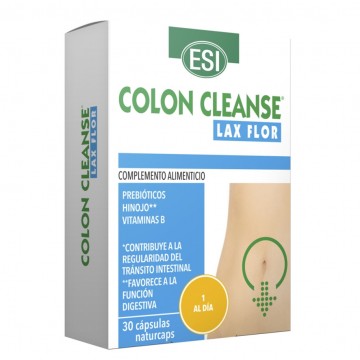 Colon Cleanse Lax Flor SinGluten Vegan 30caps Trepat-Diet-Esi