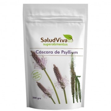 Cascara de Psyllium SinGluten Bio Vegan 200g Salud Viva