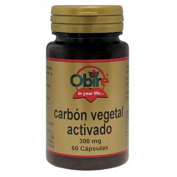 Carbon Vegetal 300Mg 60caps Obire