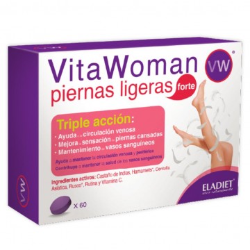 Vitawoman Piernas Ligeras Forte 60comp Eladiet