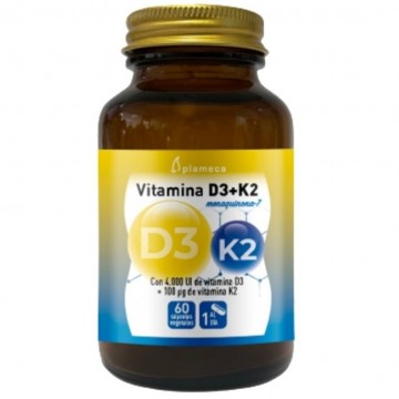 Vitamina-D3+K2 60caps Plameca