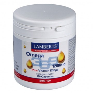 Omega 3-6-9 y Vitamina D3 1200Mg 120caps Lamberts