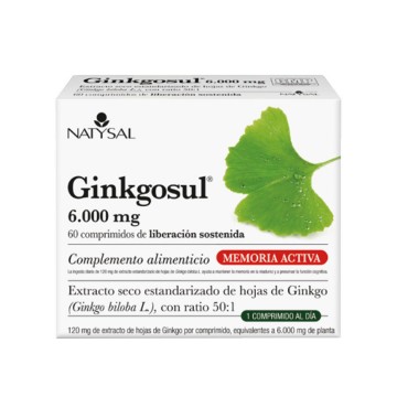 Ginkgosul 6000Mg 60comp Natysal