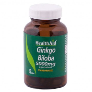 Ginkgo Biloba 5000Mg 30caps Health Aid