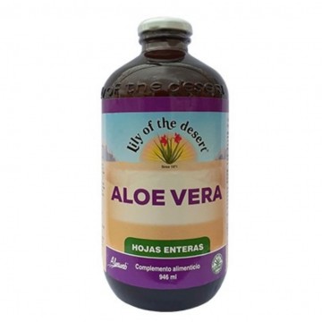 Zumo Aloe Vera Hojas Enteras 946ml Lily Of The Desert