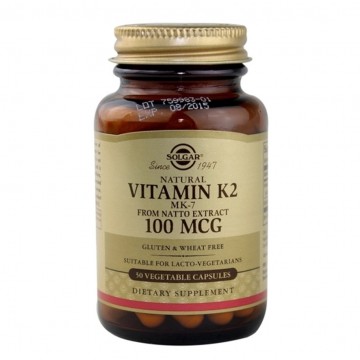 Vitamina-K2 100Mcg SinGluten 50caps Solgar