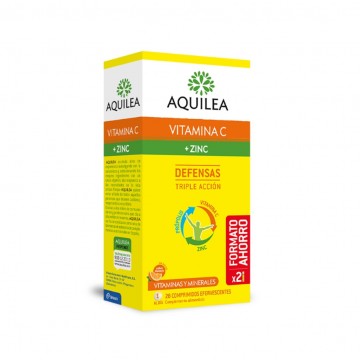 Vitamina-C+Zinc Efervescente 28comp Aquilea