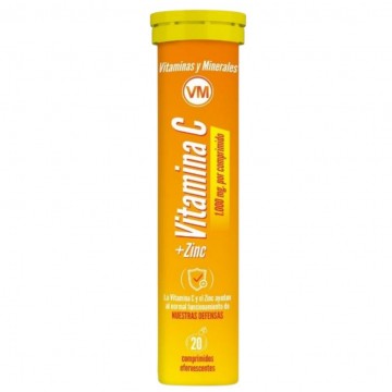 Vitamina-C+Zinc Efervescente 1000Mg 20comp Ynsadiet