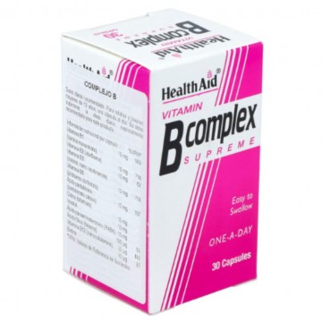 Vitamin B-Complex Suprem 30caps Health Aid