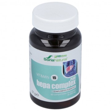 Vit&Min-15 Hepa Complex Plus Mgdose 60comp Soria Natural