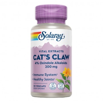 Uña De Gato 200Mg 30caps Solaray