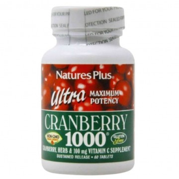 Ultra Cranberry 1000 SinGluten 60comp Nature'S Plus