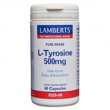 Tirosina 500Mg 60caps Lamberts