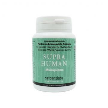 Supra Human Muira Puama SinGluten Bio Vegan 90caps Serpens