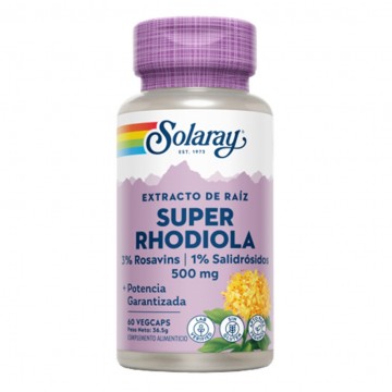 Super Rhodiola Root Extract Rosea 500Mg 60caps Solaray