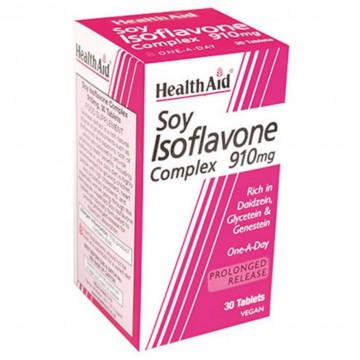 Soy Isoflavonas Vegan 30comp Health Aid