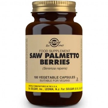 Sabal Saw Palmetto Berris Vegan 100caps Solgar