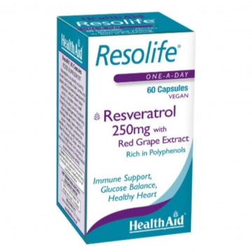 Resolife Resveratrol 250Mg 60caps Health Aid