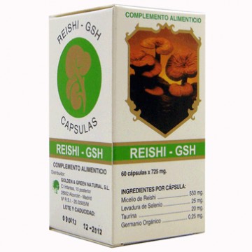 Reishi GSH 725Mg 60caps Golden Green