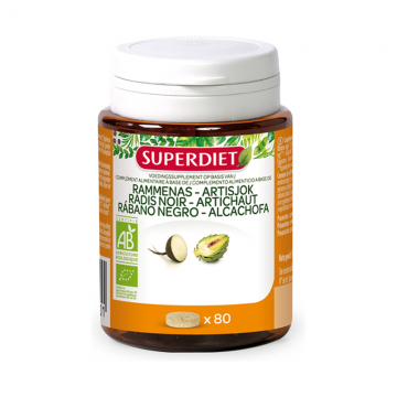 Rabano Negro Alcachofa Bio 80comp Super Diet