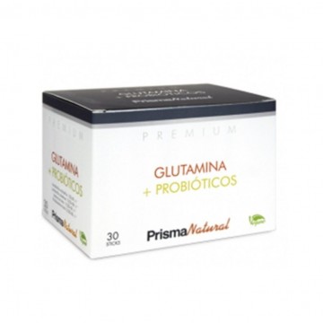 Premium Glutamina Probioticos Vegan 30 Sticks Prisma Natural