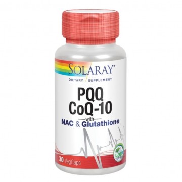 PQQ CoQ-10 Nac&Glutathione 30caps Solaray