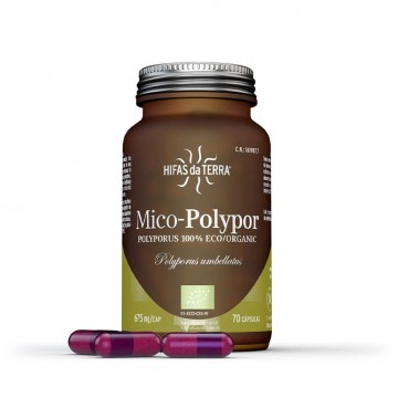 Poliporus Mico-Polypor SinGluten Vegan 70caps Hifas Da Terra