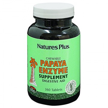 Papaya Enzime Masticables SinGluten 360comp Nature'S Plus