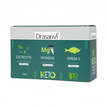 Pack Electrolitos Magnesiso Omega-3 Keto 1ud Drasanvi