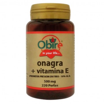 Onagra y Vitamina-E 510Mg 220 Perlas Obire