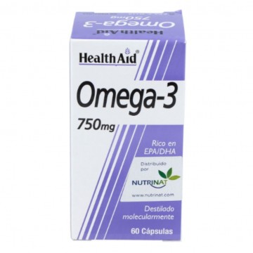 Omega-3 750Mg 60caps Health Aid