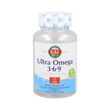 Omega 3-6-9 Ultra SinGluten 50 Perlas Kal