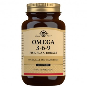 Omega 3-6-9 SinGluten 120 Perlas Solgar