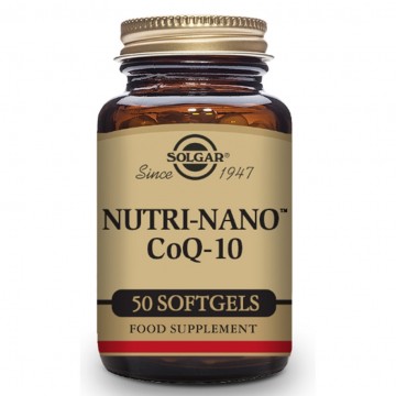 Nutri Nano Coenzima Q10 SinGluten 50caps Solgar